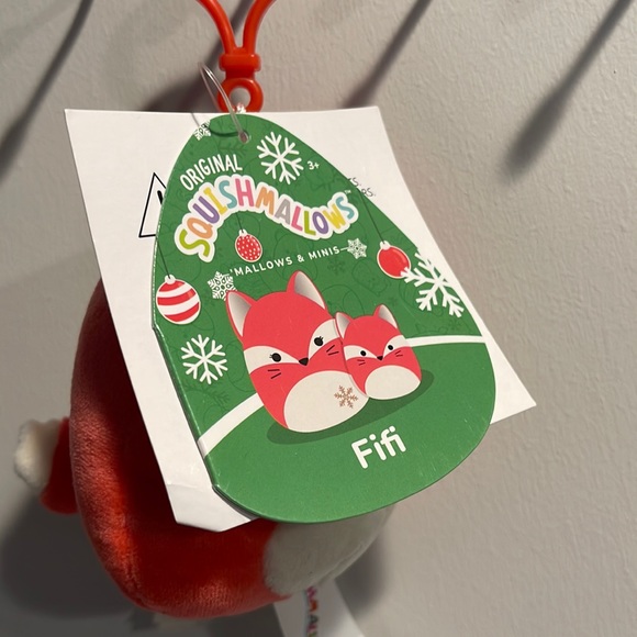 Squishmallows Fifi the Fox Clip 3.5” - Picture 3 of 3